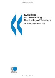 Evaluating and Rewarding the Quality of Teachers: International Practices