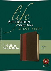 Life Application Study Bible NLT, Large Print, TuTone
