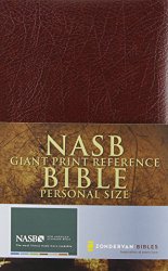 NASB Giant Print Reference Bible, Personal Size