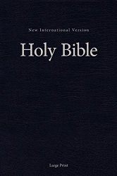 NIV, Holy Bible, Large Print, Hardcover, Blue