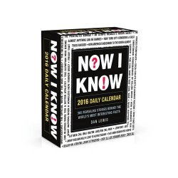 Now I Know 2016 Daily Calendar: Revealing Stories Behind the World’s Most Interesting Facts