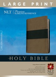 Premium Slimline Reference Bible NLT, Large Print, TuTone (Premium Slimline Reference Lp: Nltse)