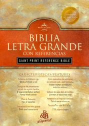 RVR 1960 Biblia Letra Grande con Referencias, negro piel fabricada con índice (Spanish Edition)