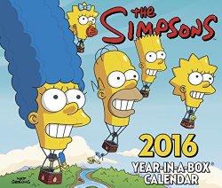 The Simpsons Year-In-A-Box Calendar (2016)