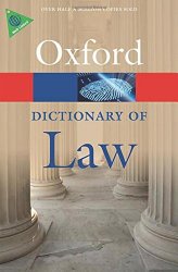 A Dictionary of Law (Oxford Quick Reference)