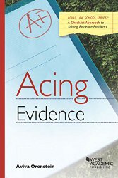Acing Evidence 1E (Acing Series)