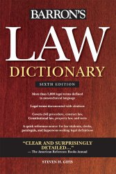 Barron’s Law Dictionary (Barron’s Law Dictionary (Quality))
