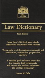 Barron’s Law Dictionary: Mass Market Edition (Barron’s Legal Guides)