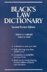 Black’s Law Dictionary, Second Pocket Edition