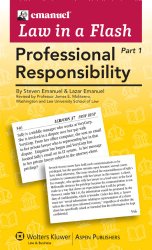 Law in a Flash Cards: Professional Responsibility (2-part set)
