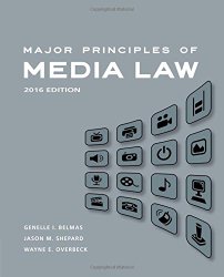 Major Principles of Media Law, 2016