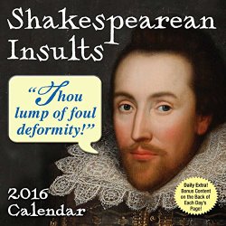 Shakespearean Insults 2016 Day-to-Day Calendar