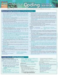 Medical Coding: ICD-9 & ICD-10-CM: Quick Study Guide