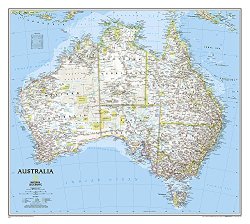 Australia Classic [Laminated] (National Geographic Reference Map)