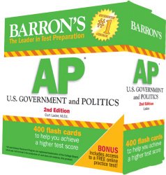 Barron’s AP U.S. Government and Politics Flash Cards, 2nd Edition