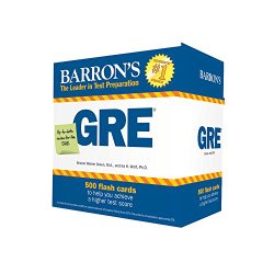 Barron’s GRE Flash Cards, 3rd Edition: 500 Flash Cards to Help You Achieve a Higher Score