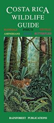Costa Rica Wildlife Guide (Laminated Foldout Pocket Field Guide) (English and Spanish Edition)
