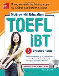 McGraw-Hill Education TOEFL iBT with 3 Practice Tests and DVD-ROM