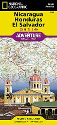 Nicaragua, Honduras, and El Salvador (National Geographic Adventure Map)