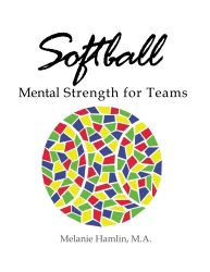 Softball Mental Strength for Teams
