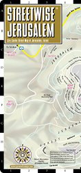 Streetwise Jerusalem Map – Laminated City Center Street Map of Jerusalem, Israel – Folding pocket size travel map