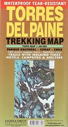 Torres del Paine Waterproof Trekking Map (English/Spanish Edition)