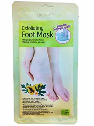 2 Packs of SKINLITE Exfoliating Foot Mask Masque Pour Pied Exfoliant, Sock-type Perfectly Peel Away Calluses and Dead Skin Cells. (20 ml/ 1 pair/ pack)