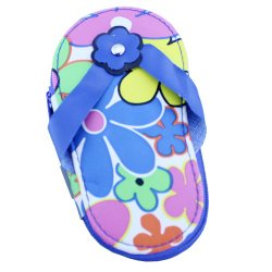 8-in-1 Cute Slipper Girl Woman Nail Care Set Stainless Steel Nail Clipper Kits Manicure Pedicure Kit Set Leather Slipper-shaped Case (blue)