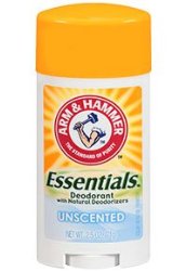 ARM & Hammer Essentials Solid Deodorant Unscented 2.50 Oz (6 Pack)