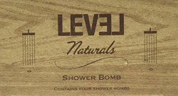 Aromatherapy Fizzing Shower Bombs by Level Naturals – Menthol & Eucalyptus Shower Steamers(4 count per unit)