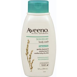 Aveeno Active Naturals Skin Relief Body Wash, Fragrance Free, 12 Ounce