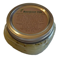Barefoot Life Products Exfoliating Salt Scrub Grapefruit Lavender 8 oz