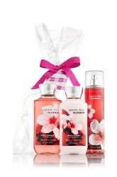 Bath & Body Works Japanese Cherry Blossom Gift Set – All New Daily Trio (Full-Sizes)