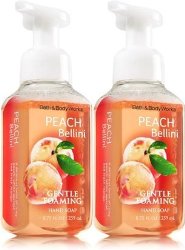 Bath&Body Works Gentle Foaming Hand Soap Peach Bellini, 8.75 Ounce, (Pack of 2)