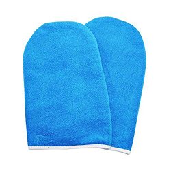 BestOfferBuy Paraffin Wax Manicure Protection Treatment Hand Gloves Mitts Cotton Blue