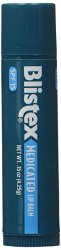 Blistex Medicated Lip Balm with SPF 15 for Dryness, Chapping and Soothes Irritated Lips, 0.15oz – Pack of 6