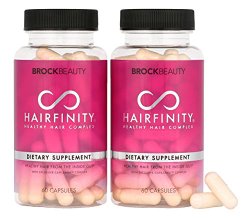 Brock Beauty Hairfinity Healthy Hair Vitamins 120 capsules (2 Months Supply)