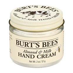 Burt’s Bees 99.9% Natural Almond & Milk Beeswax Hand Crème, 2 Ounces (Pack of 2)
