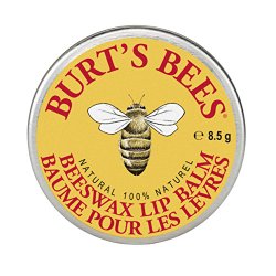 Burt’s Bees Beeswax Lip Balm Tin, 8.5 grams (Pack of 6)