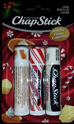 Chapstick Holiday Flavor Collection – Pumpkin Pie, Candy Cane & Cake Batter