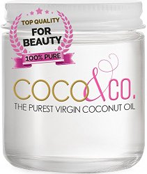 Coconut Oil for Hair & Skin By COCO&CO. Beauty Grade 100% RAW, 8oz.