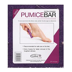 Color Club Mini Pumice Bar Extra Coarse 40 Bars (Purple)