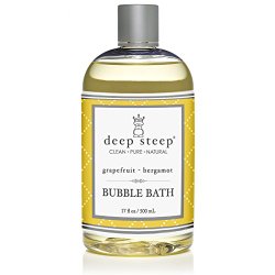 Deep Steep Bubble Bath – Grapefruit  Bergamot – 17.5 oz