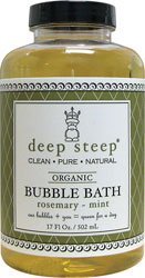 Deep Steep Rosemary Mint Bubble Bath – 17.5 ounces – Liquid