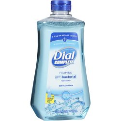Dial Complete Spring Water Foaming Antibacterial Hand Wash Refill, 32 Oz