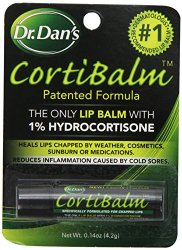 Dr. Dans CortiBalm Lip Balm for Chapped Lips – 0.14 Oz (3 pack).