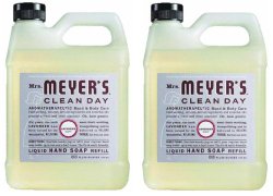 Earth Friendly, Mrs. Meyers Liquid Hand Soap Refill 33 Oz Lavender Scent- (2 pack)