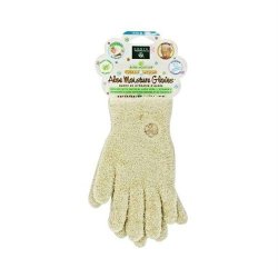 Earth Therapeutics – Aloe Moisture Gloves Ultra Plush Tan – 1 Pair
