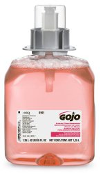 GOJO FMX Refill, 5161-03 – Pink Cranberry Scented Antibacterial Handwash (1250 mL) – 3 Pack