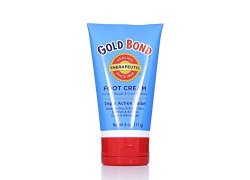 Gold Bond Foot Cream, Triple Action Relief, 4-Ounce Tubes (Pack of 3)